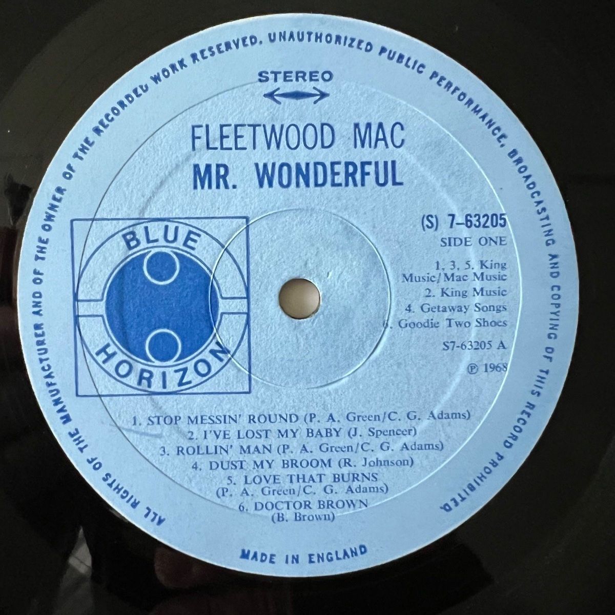 Fleetwood Mac - Mr. Wonderful / 1. UK-Press. 1968 Stereo - (M-/M-)