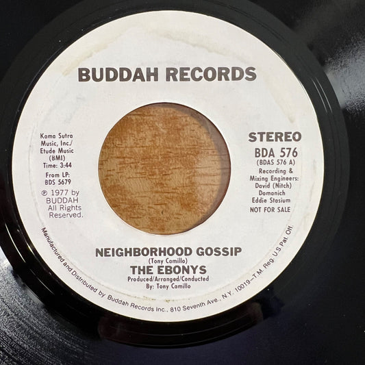 Ebonys - Neighborhood Gossip / US-Promo 1976 - (VG++/Neutral)