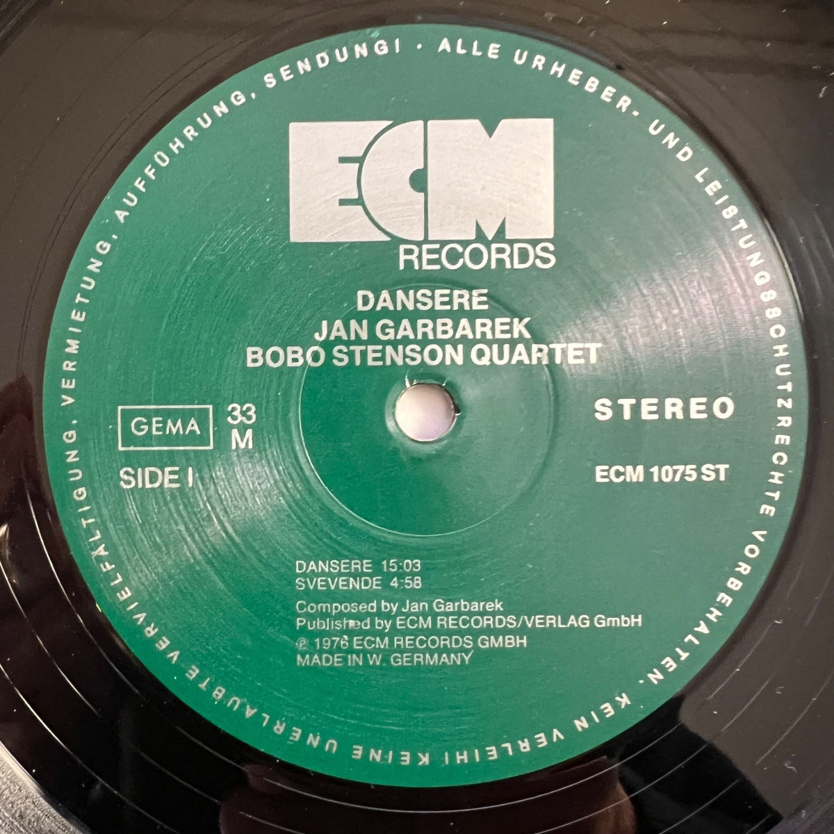 Jan Garbarek Bobo Stenson Quartet - Dansere / 1. D-Press. 1976 - (M-/VG++)