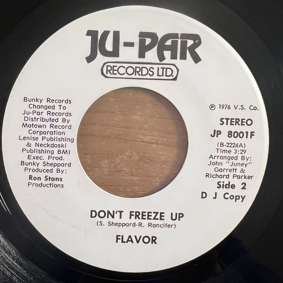 Flavor - Don't Freeze Up / US-Promo 1976 - (M-/Neutral)