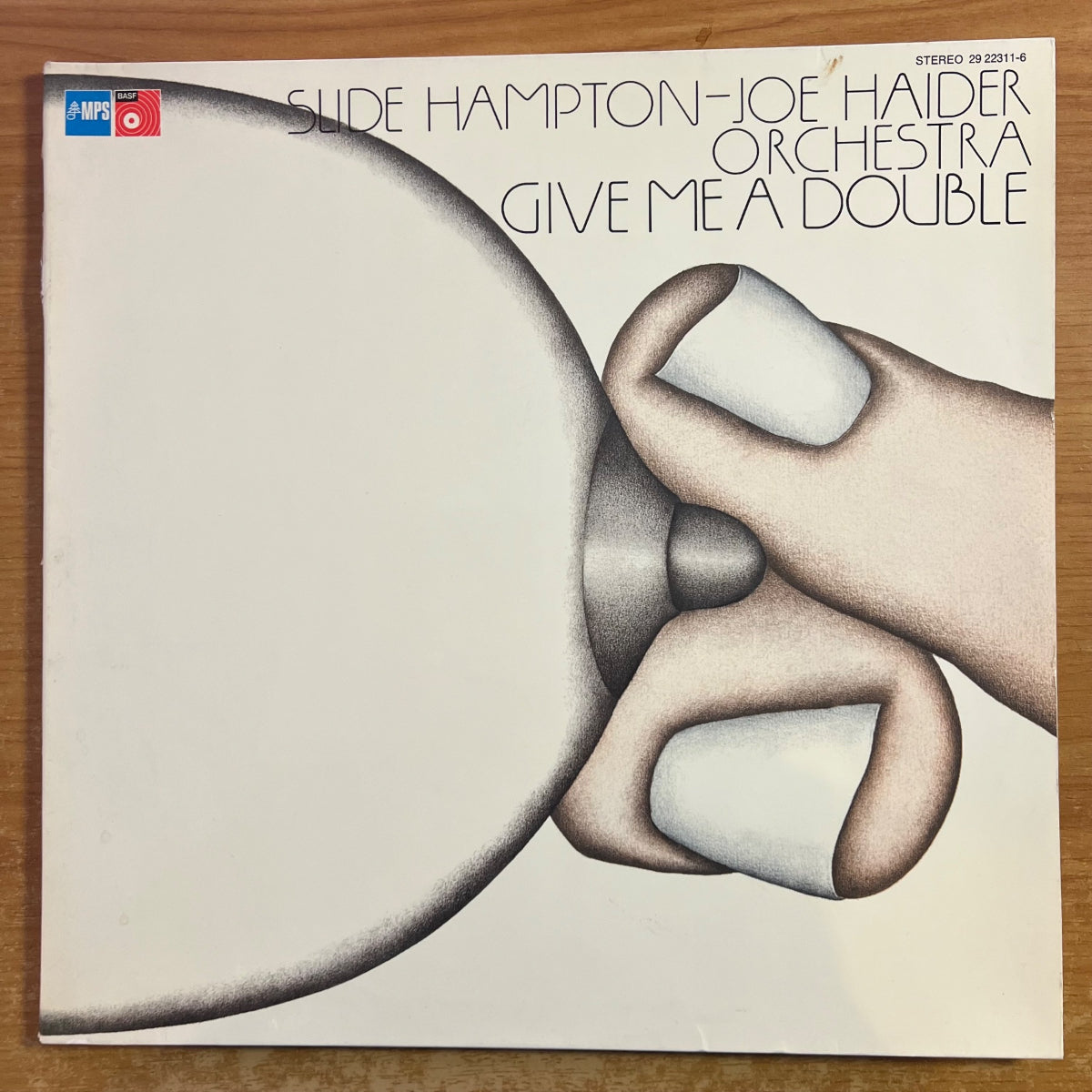 Slide Hampton, Joe Haider Orchestra - Give Me A Double / 2 LP - 1. D-Press. 1975 - (M-/VG++)