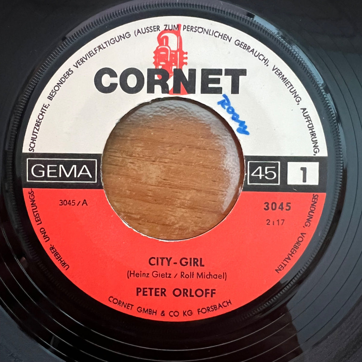 Peter Orloff - City Girl / 1. D-Press. 1968 - (VG+/VG+)