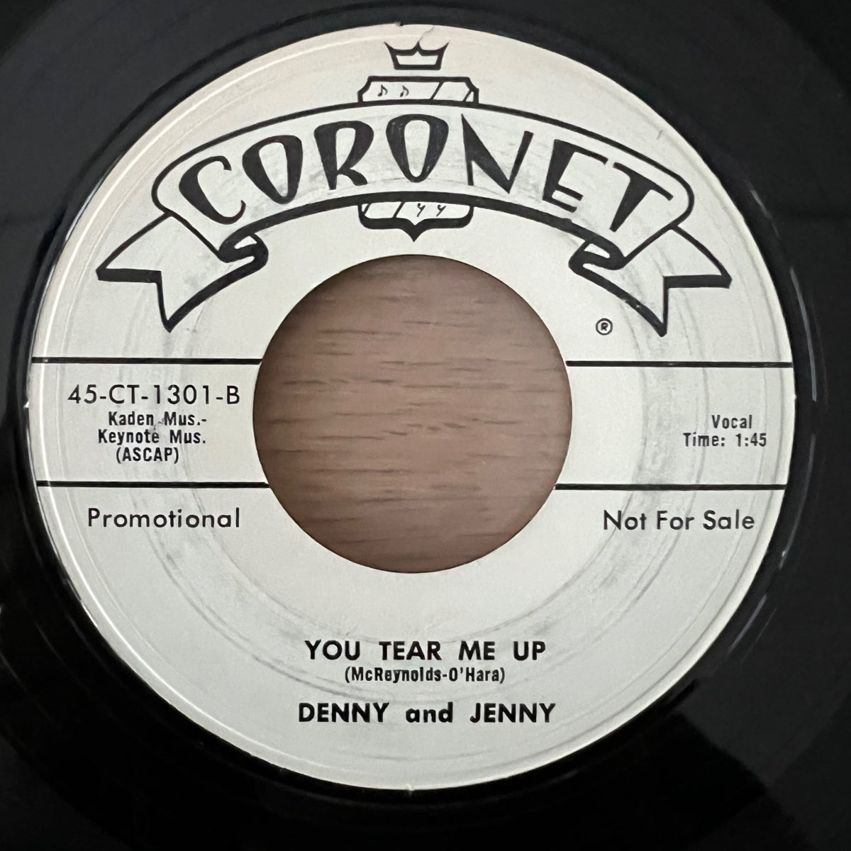 Denny & Jenny - Slow Motion / US-Promo 1959 - (VG+/Neutral)