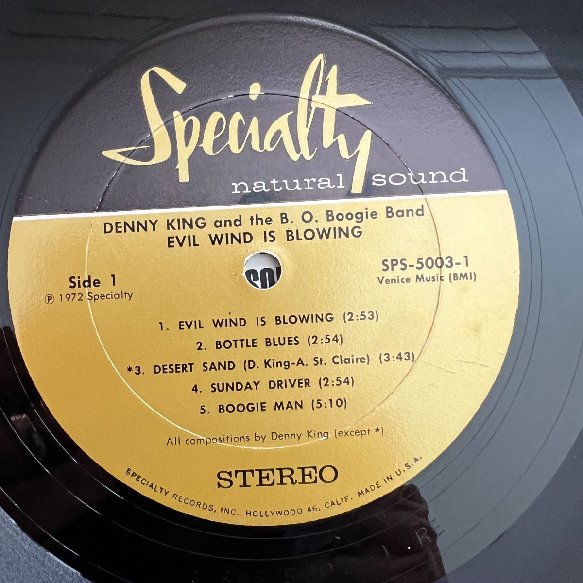 Denny King - Evil Wind Is Blowing / 1. US-Press. 1972 - (M-/VG+)