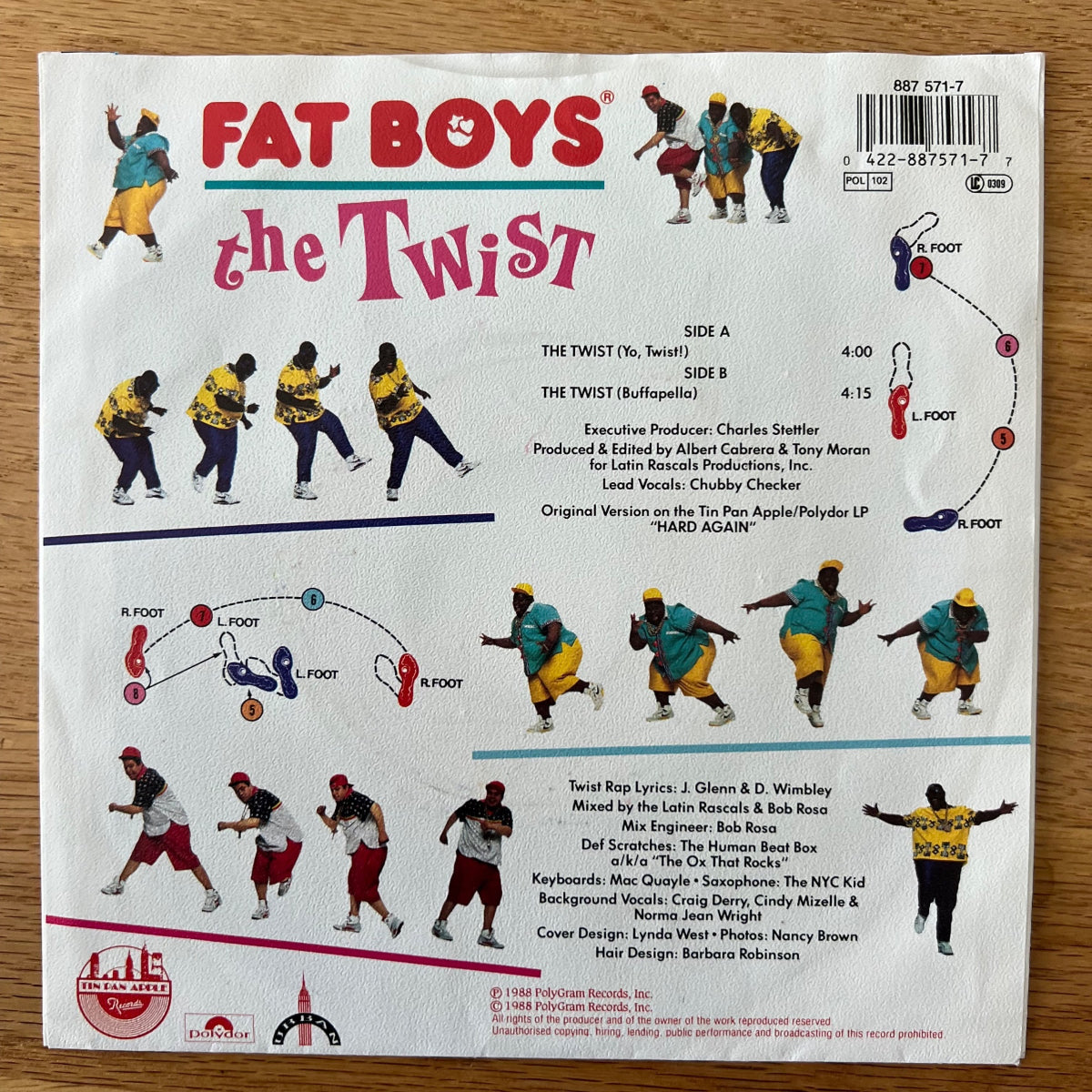 Fat Boys - The Twist / 1. D-Press. 1988 - (M-/M-)