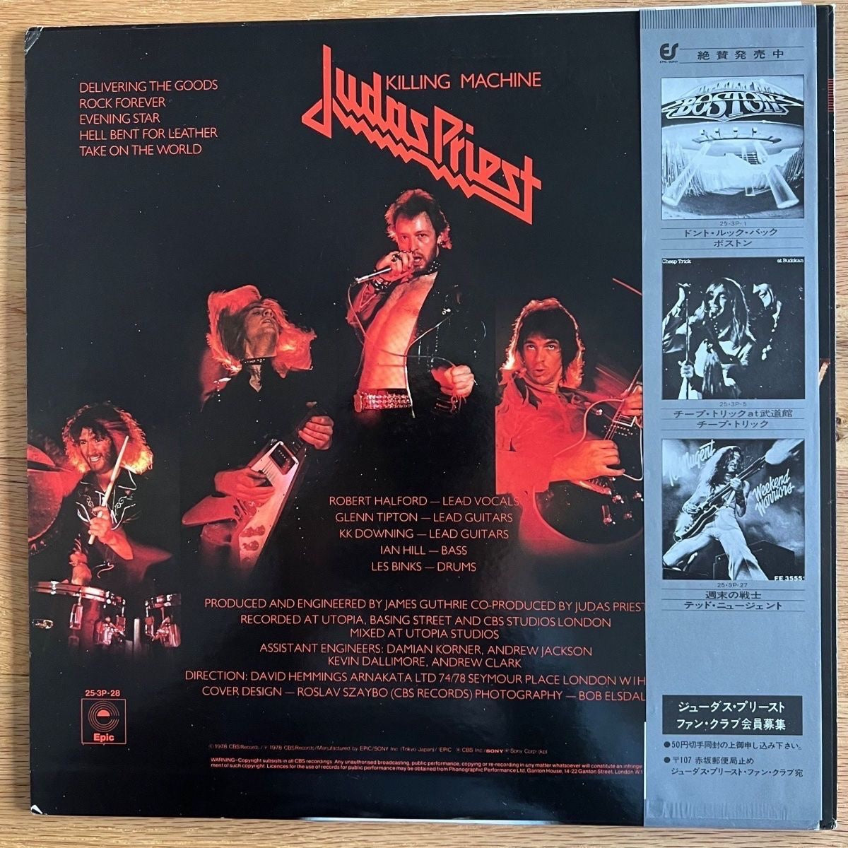 Judas Priest - Killing Machine / 1. Japa-Press. 1978 - (M-/M-)