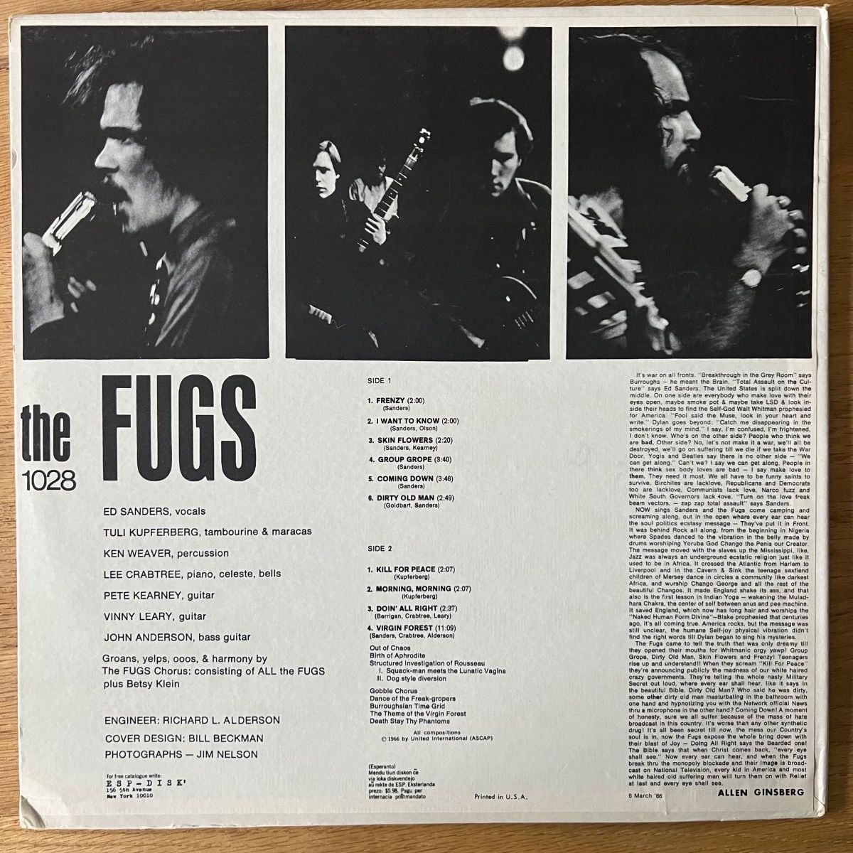 Fugs - Same / US-Press. 1966 - (VG++/VG++)