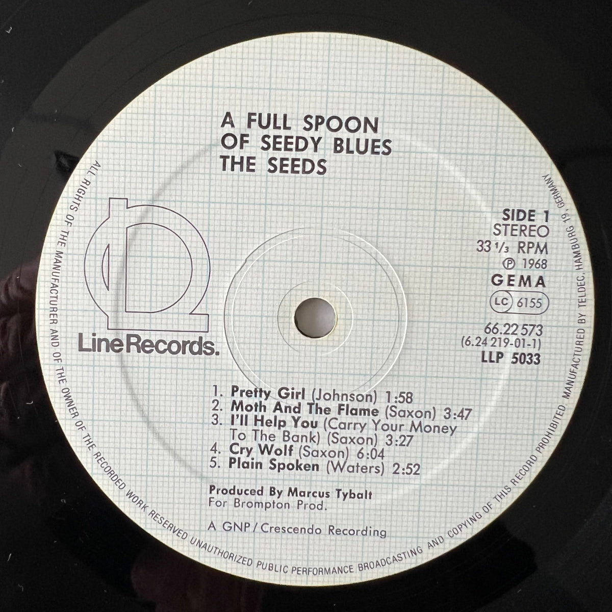 Seeds - A Full Spoon Of Seedy Blues / D-Press. RE von 1967 - (M-/M-)