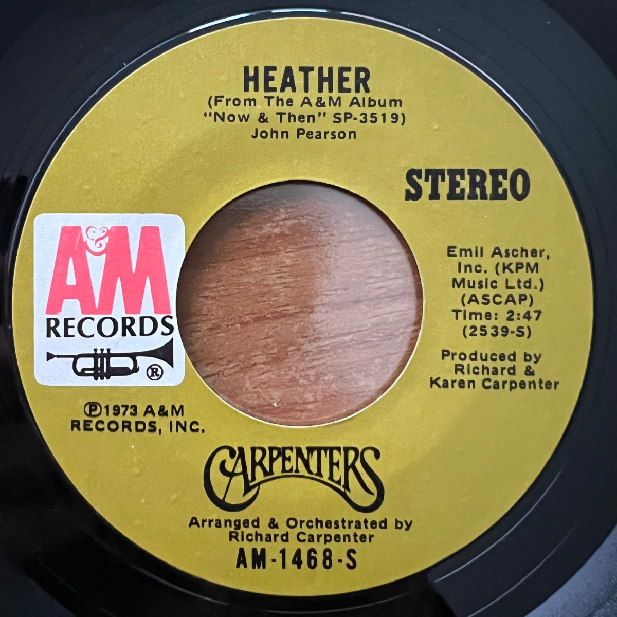Carpenters - Top Of The World / 1. US-Press. 1973 - (M-/VG++)