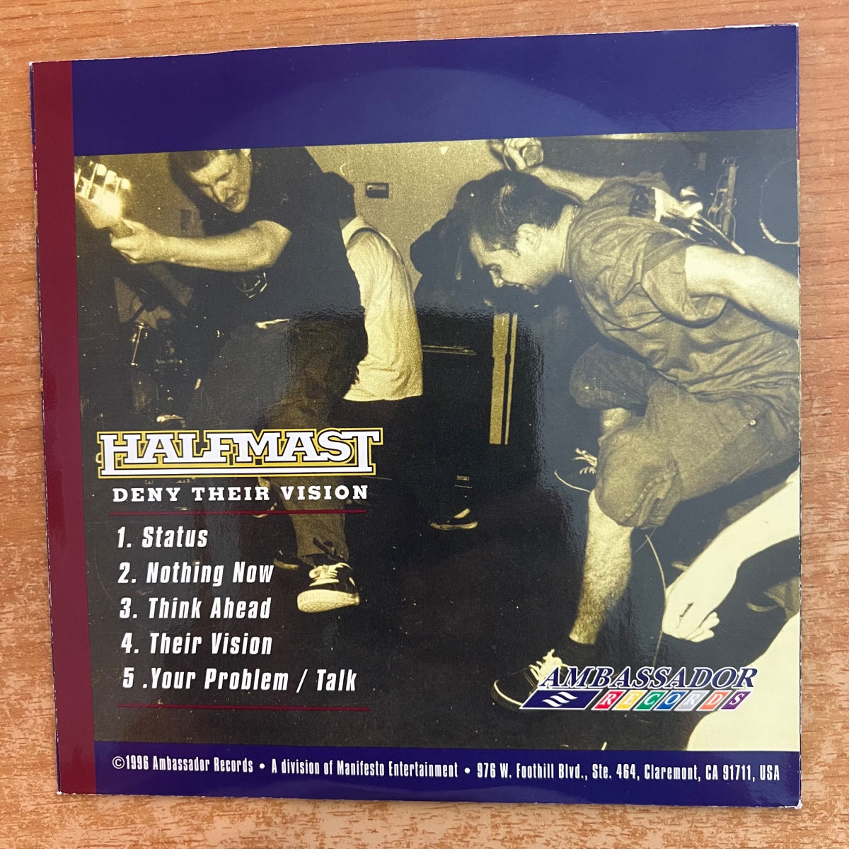 Halfmast - Deny Their Vision / 1. US-Press. 1996 - (M-/M-