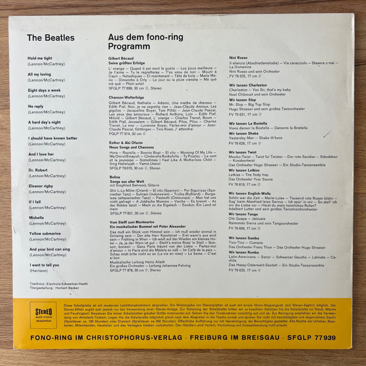 Beatles - Great Hits / 1. D-Presss. 1967 - (M-/M-)