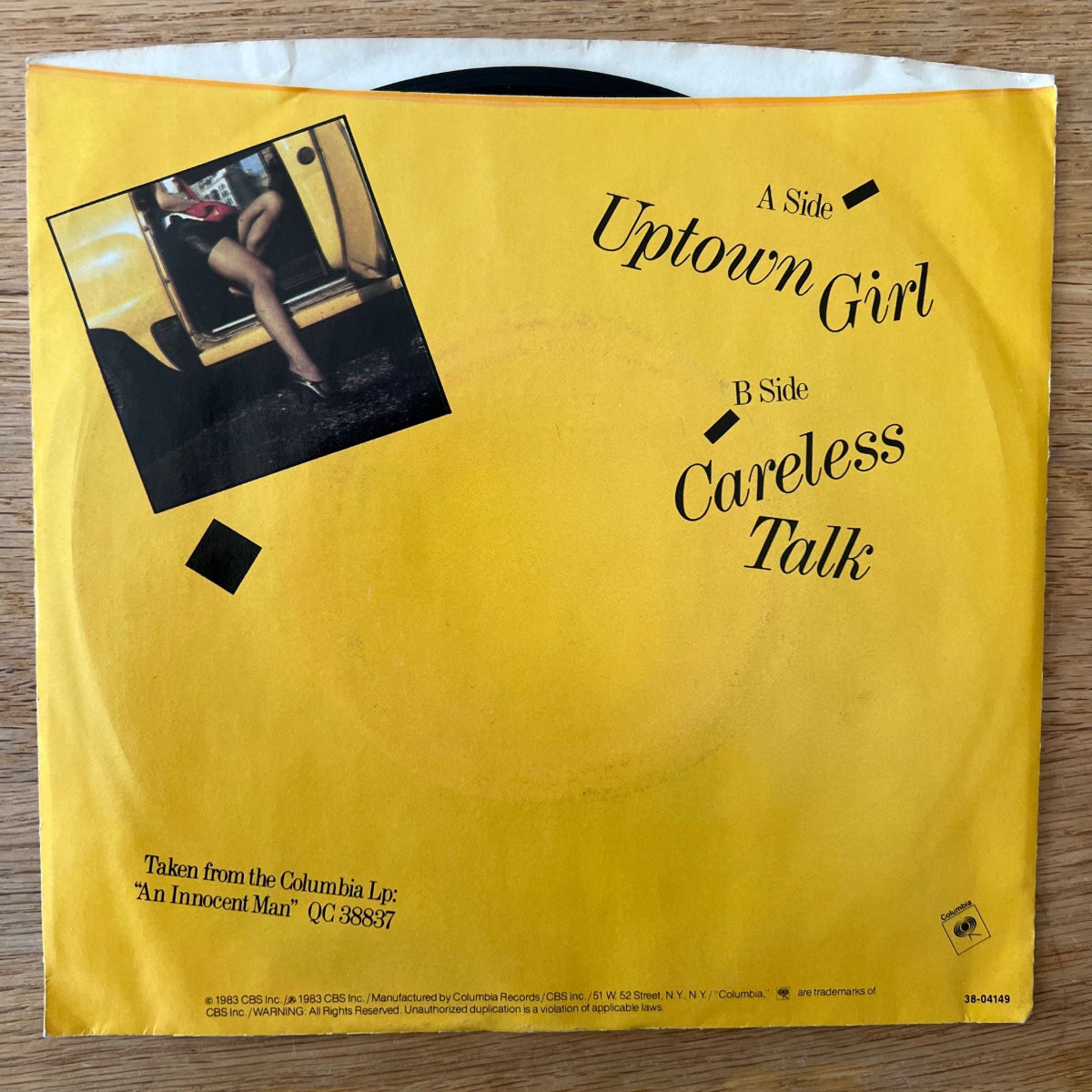 Billy Joel - Uptown Girl / 1. US-Press. 1983 - (M-/VG++)