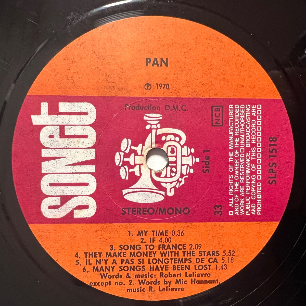 Pan - Same / 1. Dänisches-Press. 1970