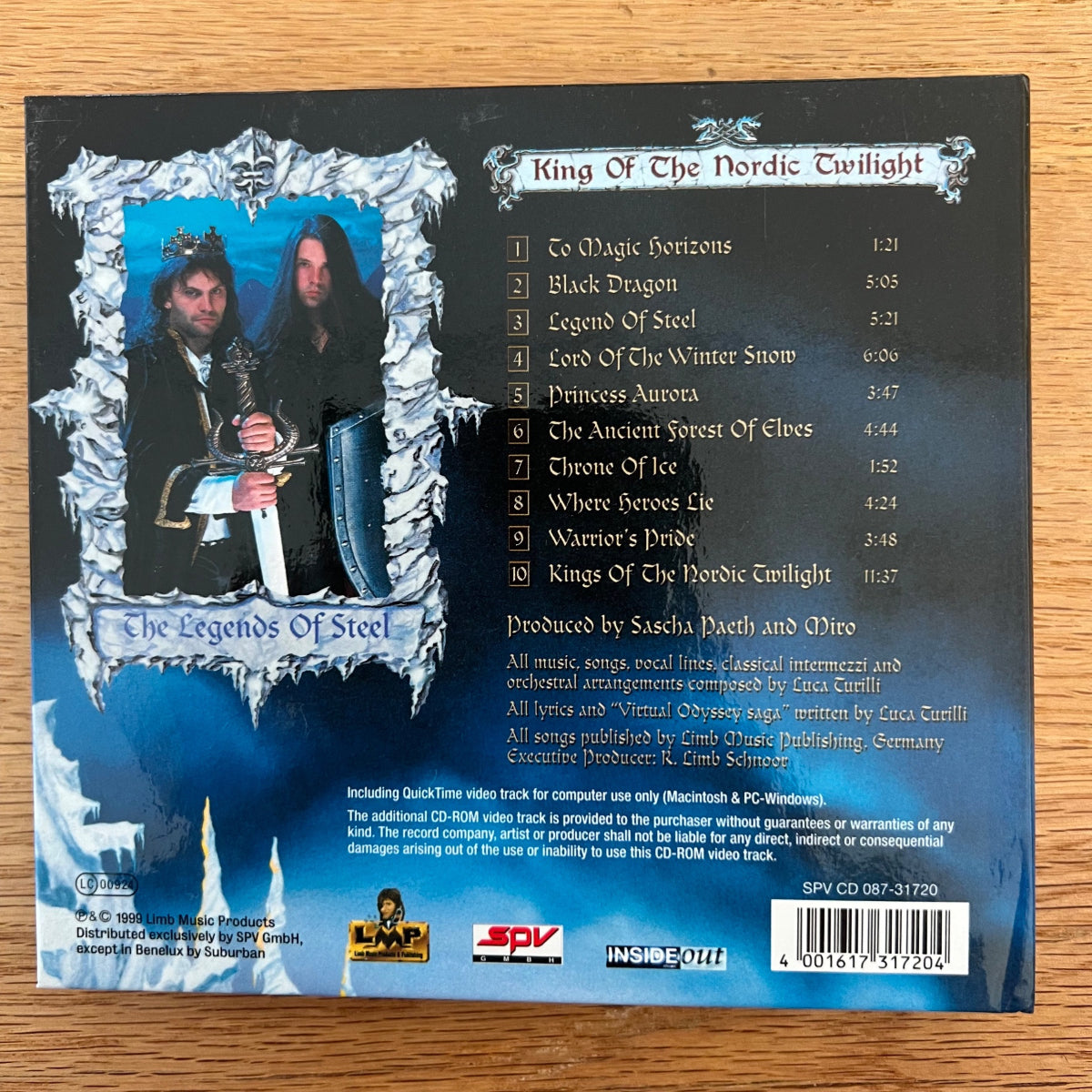 Luca Turilli - King Of The Nordic Twilight / CD - 1. D-Press. 1999