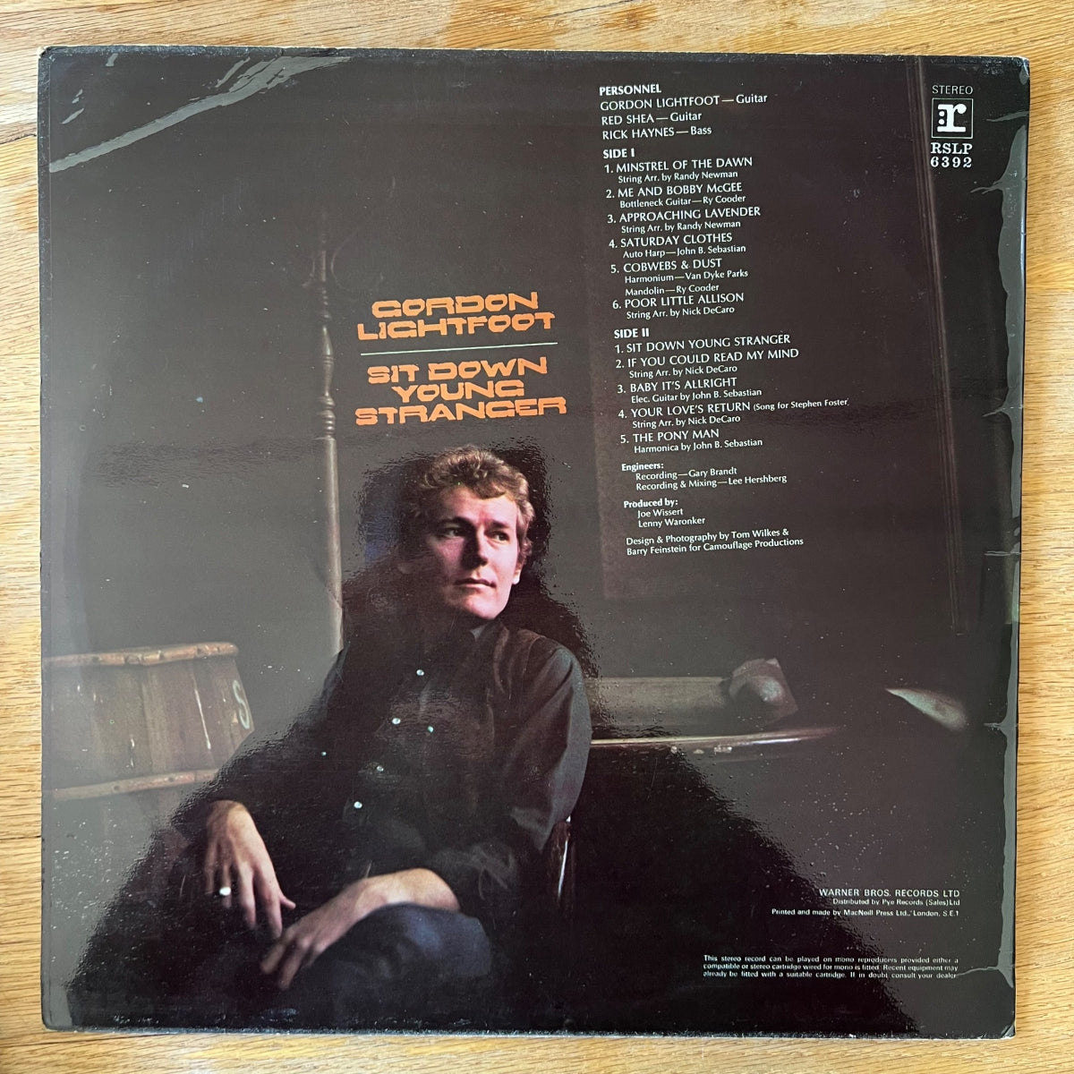Gordon Lightfoot - If You Could read My Mind / Presse britannique. 1971 - (M-/VG++)