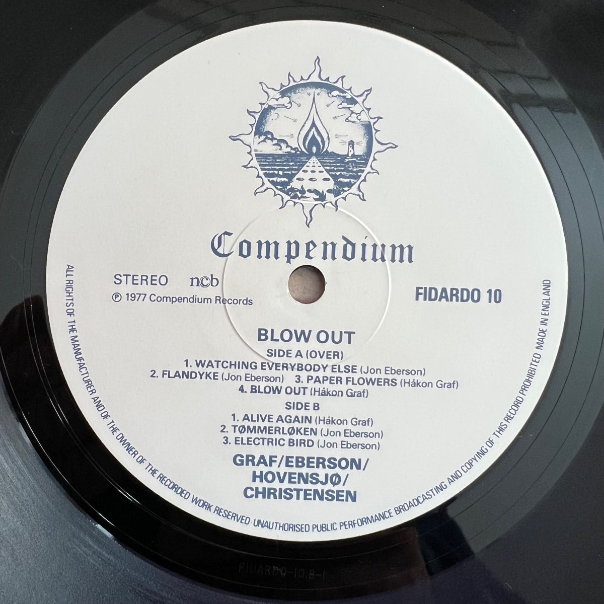 Håkon Graf, Jon Christensen.. - Blow Oot / 1. Norway 1977 - (M-/M-)