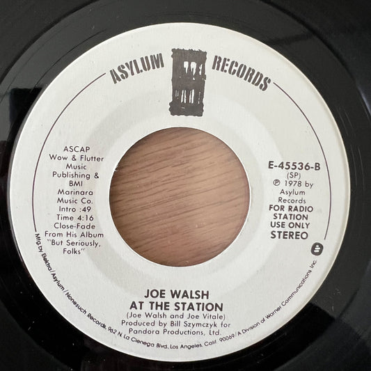 Joe Walsh - At The Station / US-Promo 1978 - (M-/Neutral)