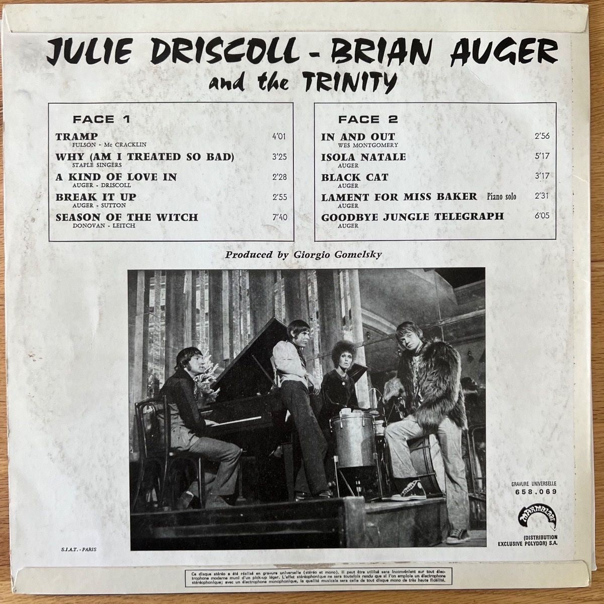 Julie Driscoll Brian Auger et la Trinité - Idem/ 1. France-Press. 1967 - (M-/VG+)