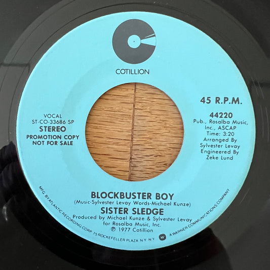 Sister Sledge - Blockbuster Boy / US-Promo 1977 - (VG++/Neutral)