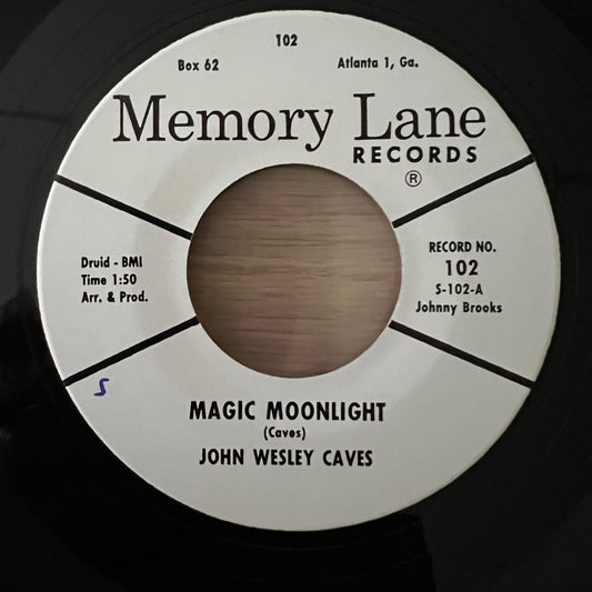 John Wesley Caves - Magic Moonlight / 1. US-Press. 1974 - (VG++/Neutral)