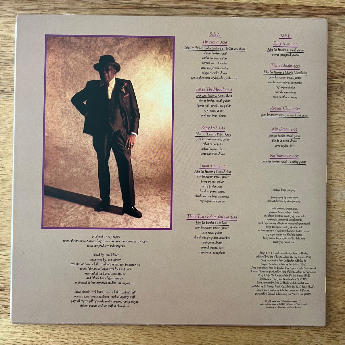 John Lee Hooker - The Healer / US-Press. 2006 - Audiophile Press. on 200gr. Vinyl - (Mint)