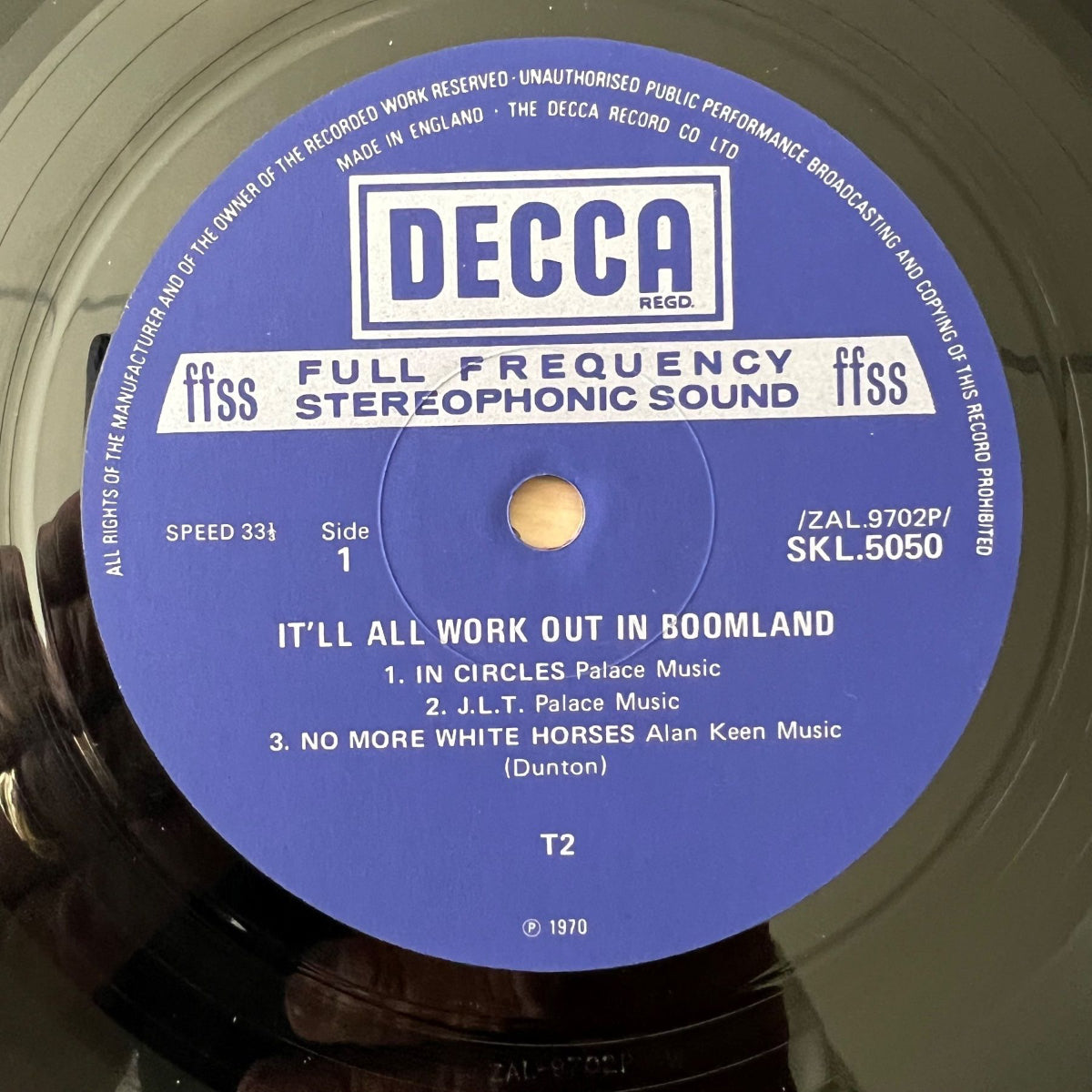 T2 - It'll All Work Out In Boomland / 2. UK-Press. von 1970 - (M-/M-)