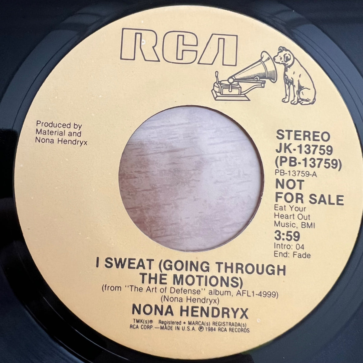Nona Hendryx - I Sweat / US-Promo 1984 - (M-/Neutre )