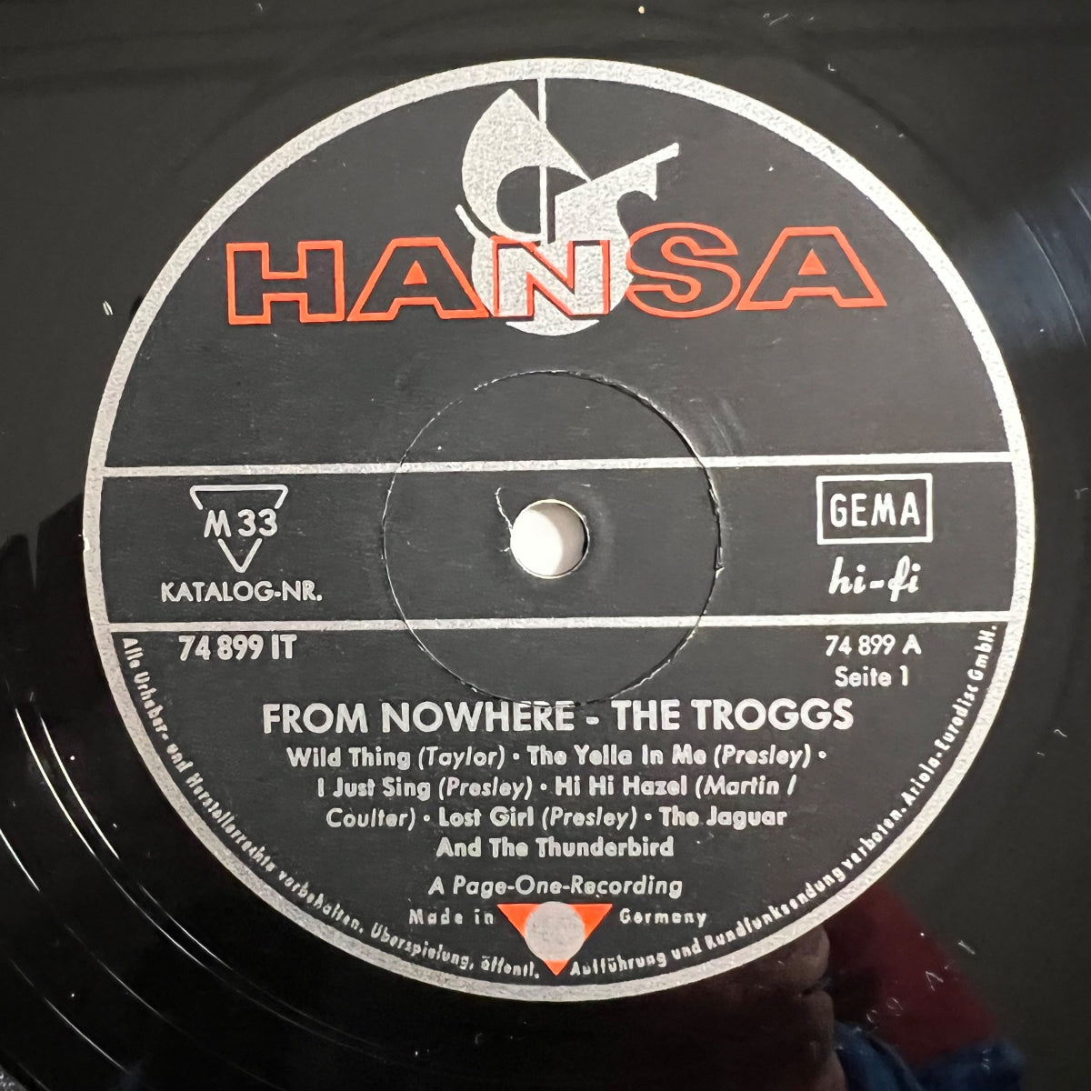 Troggs - From Nowhere / 1. D-Press. 1966 - (VG++/M-)