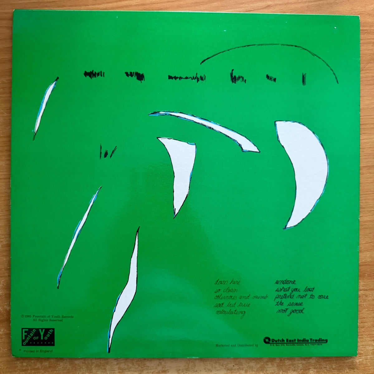 Crippled Pilgrims - Under Water /b 1. US-Press. 1985 - (M-/M-)