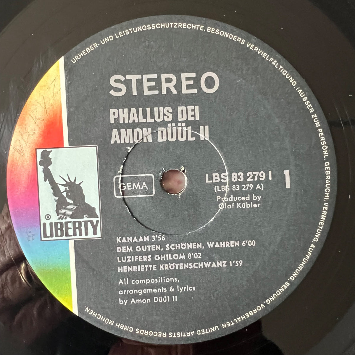 Amon Düül II - Phallus Dei / 1. D-Press. 1969 - (VG+/M-)