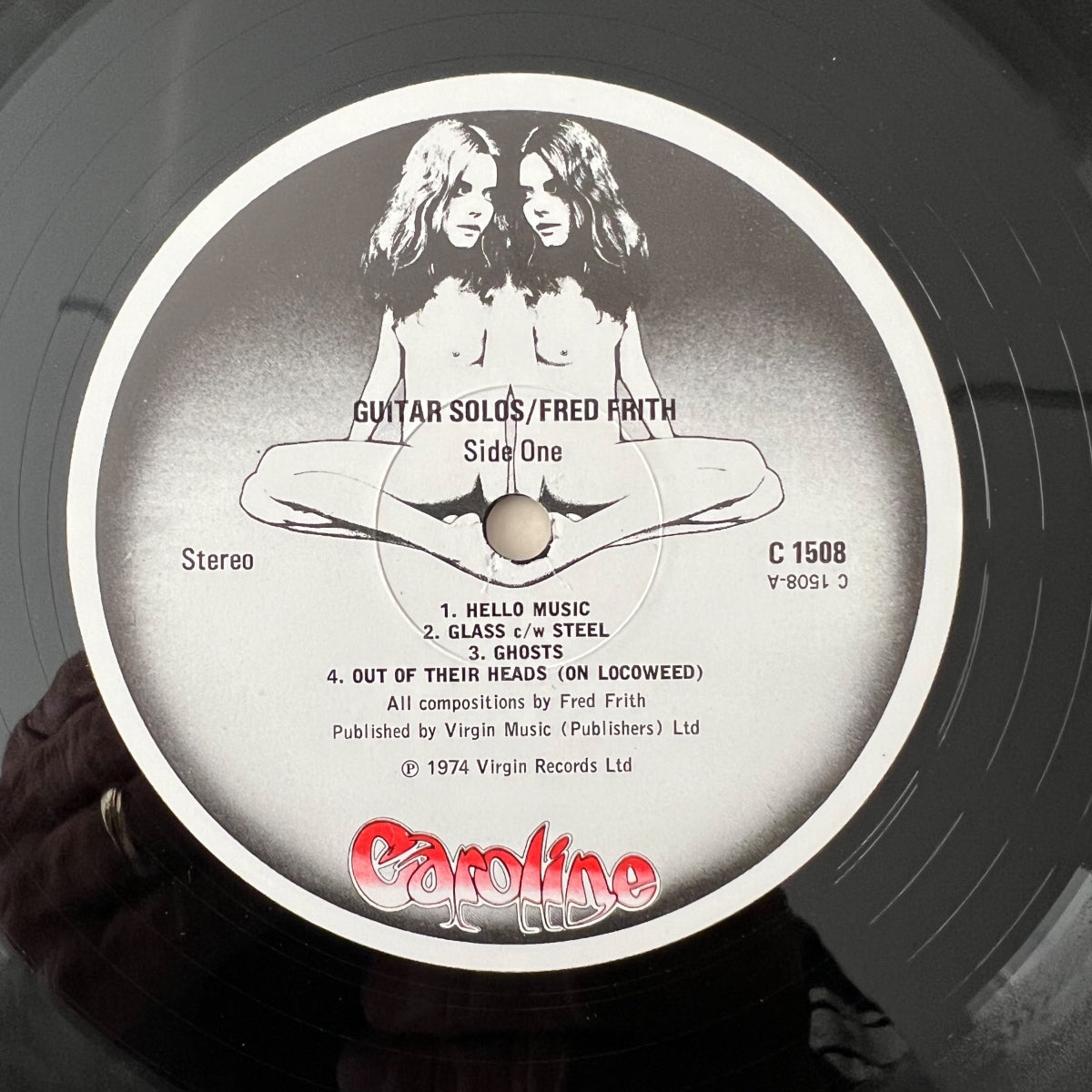 Fred Frith - Guitar Solos / 1. UK-Press. 1974 - (M-/M-)