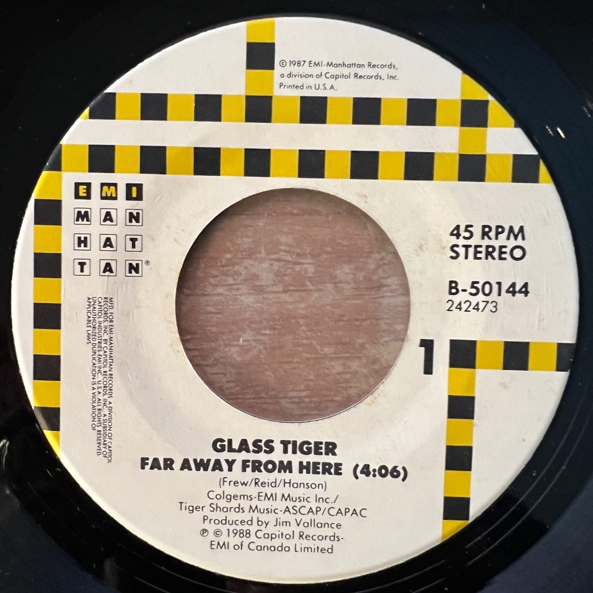 Glass Tiger - Far Away From Here / 1. US-Press. 1988 - (M-/M-)