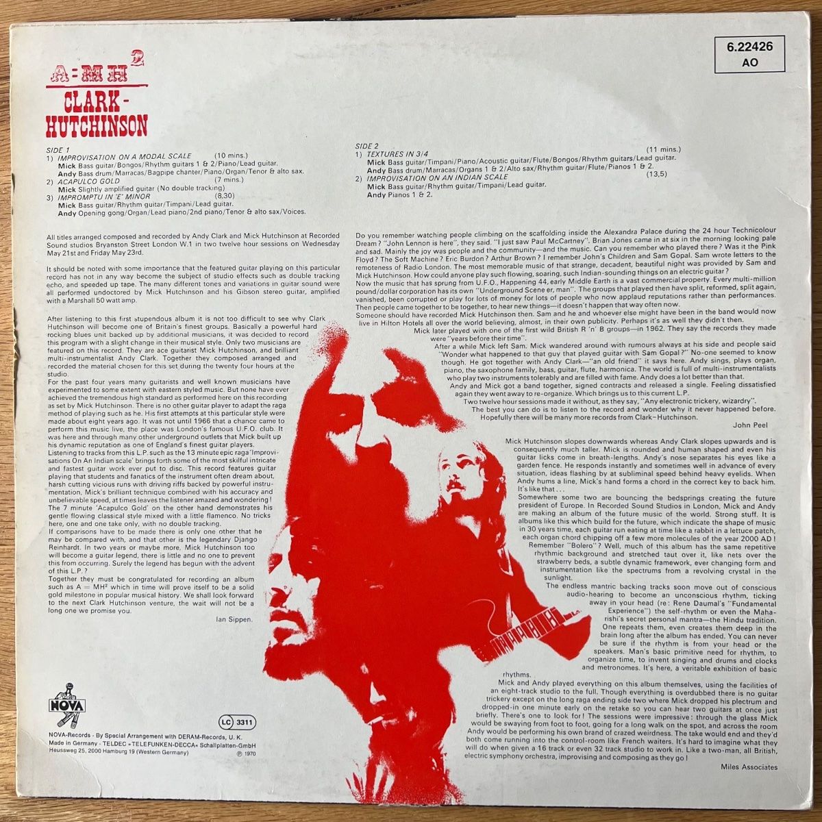 Clark Hutchinson - A-MH2 / D-Press. 1975 - (M-/VG++)