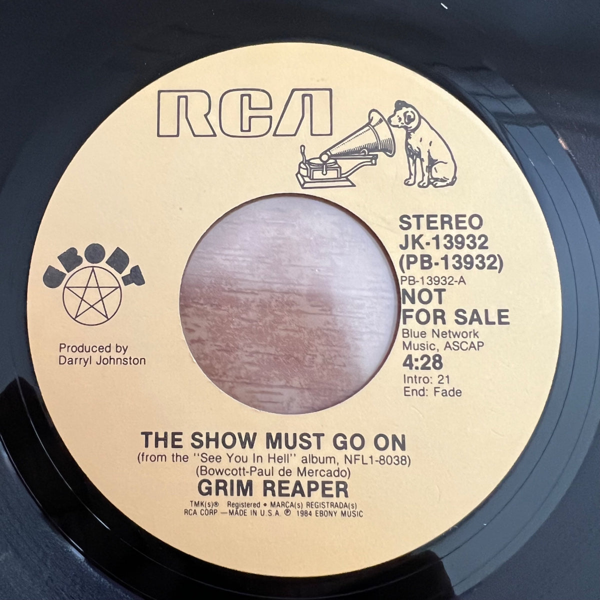 Grim Reaper - The Show Must Go On / US-Promo 1984 - (M-/Neutral)