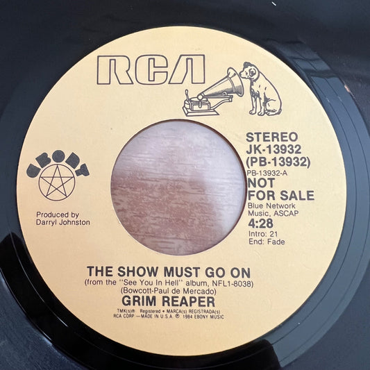 Grim Reaper - The Show Must Go On / US-Promo 1984 - (M-/Neutral)