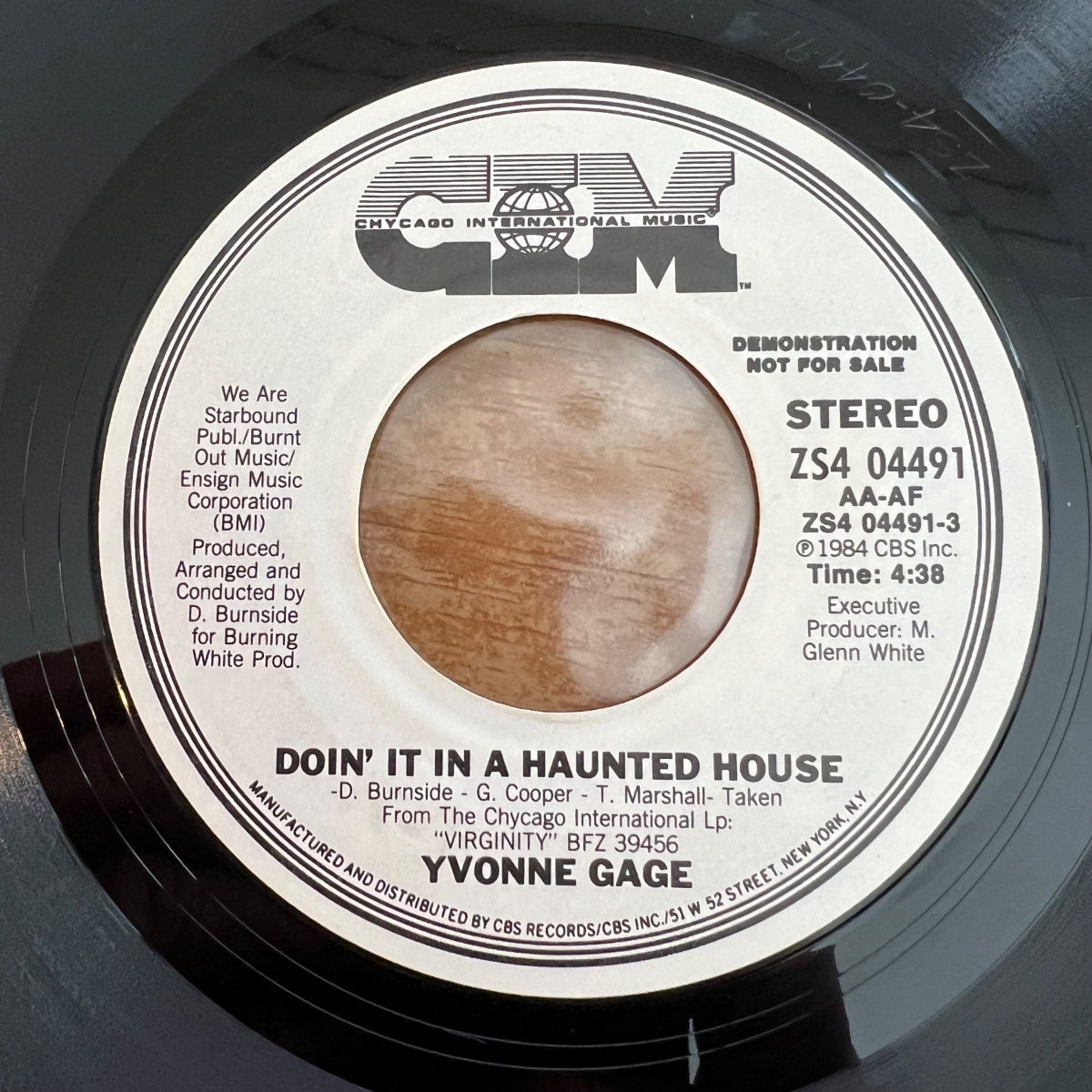 Yvonne Gage - Doin' It In A Haunted House / US-Promo 1984 - (M-/Neutral)