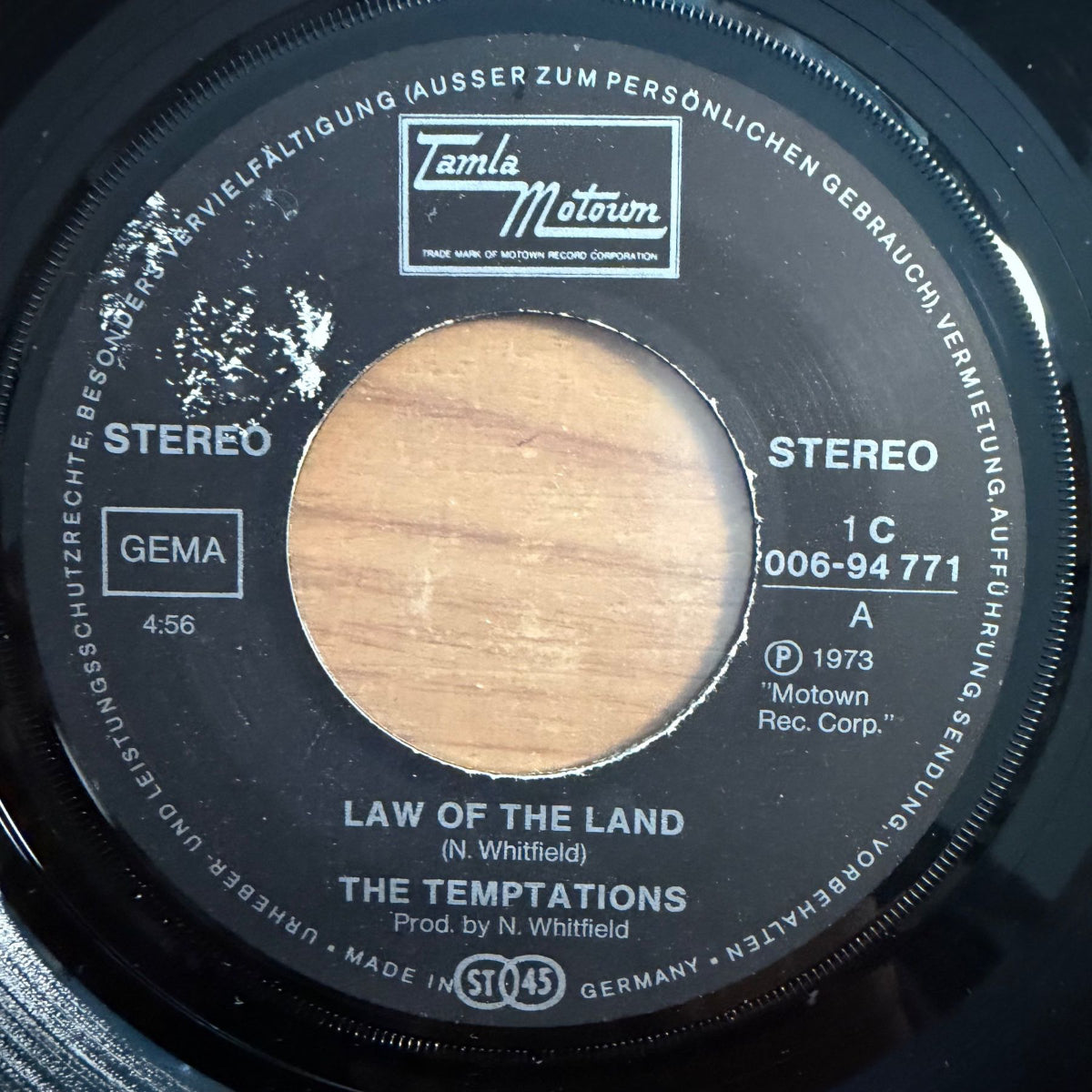 Temptations -Law Of The Land / 1. D-Press. 1973 - (M-/VG++)