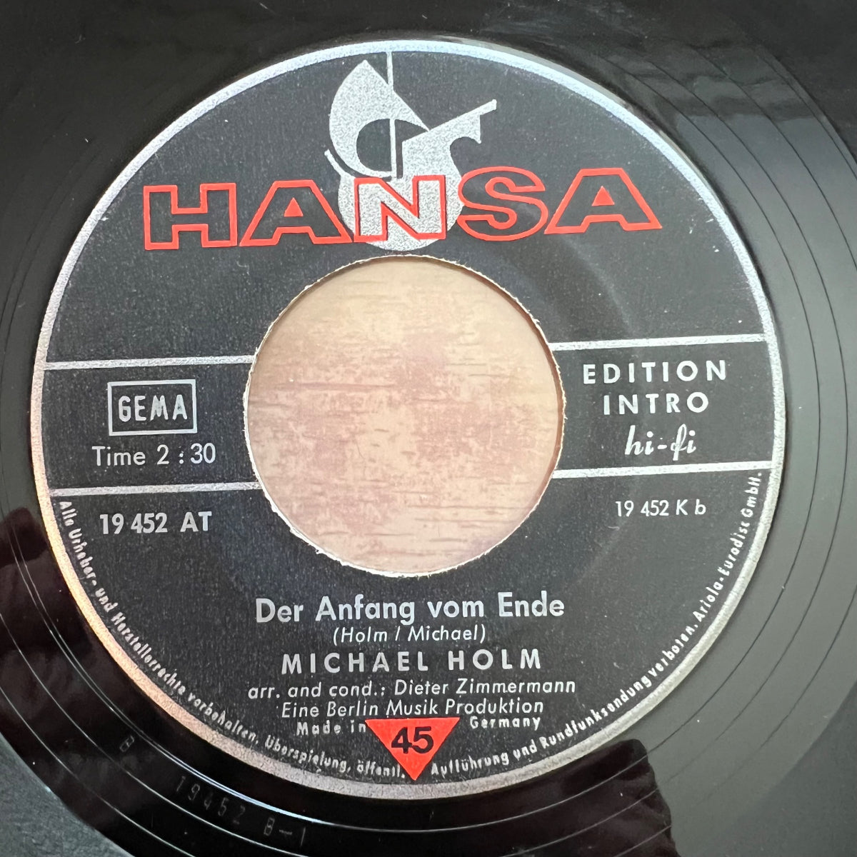Michael Holm - S.O.S. Herz In Not / 1. D-Press. 1966 - (VG+/VG)