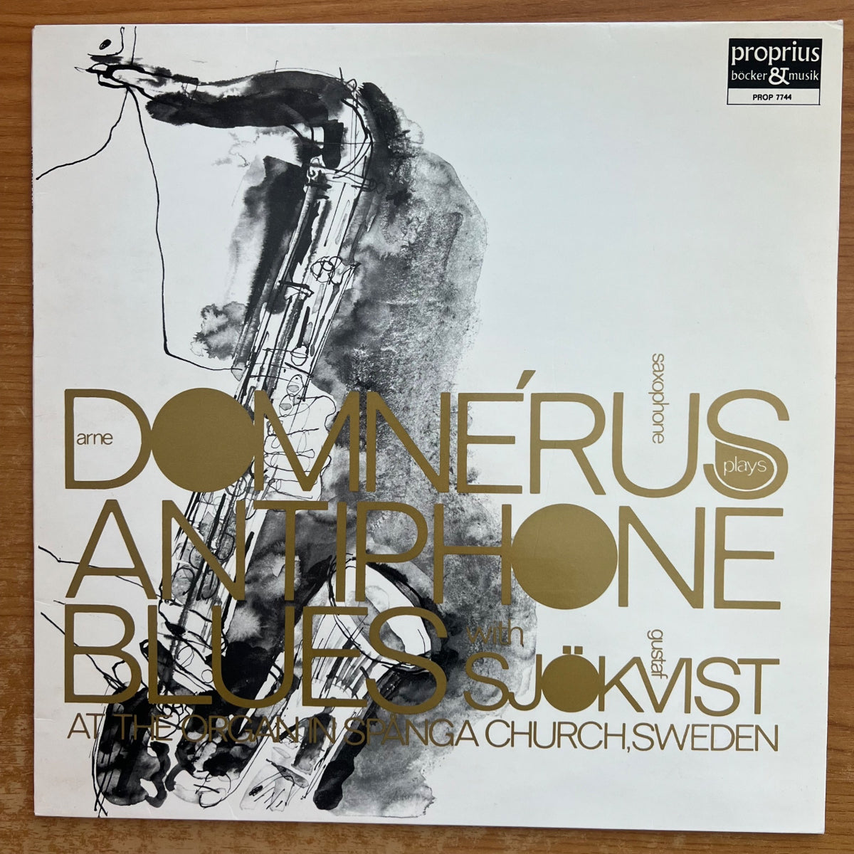 Arne Domnérus & Gustaf Sjökvist - Antiphone Blues / 1. Sweden-Press. 1975 - (M-/M-)
