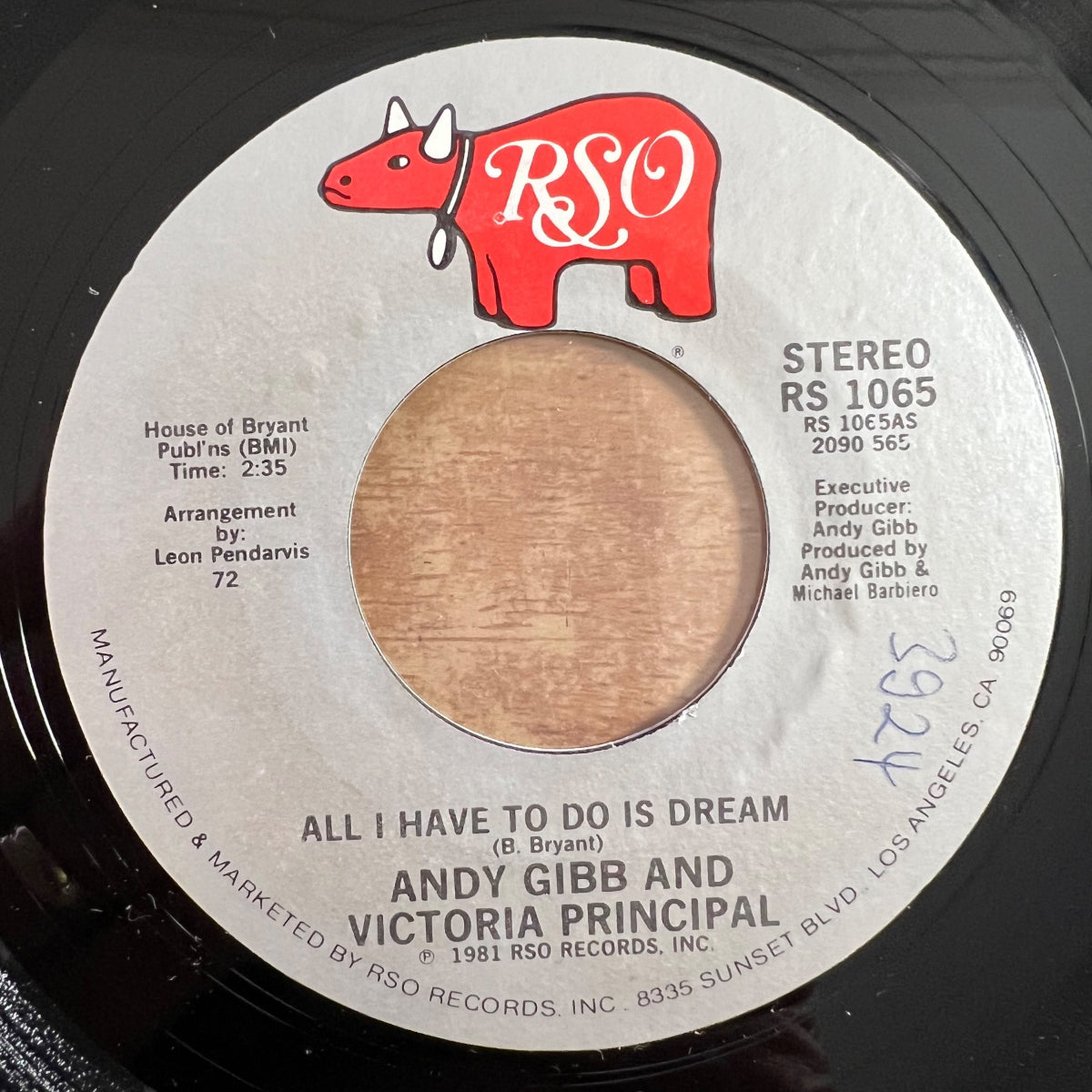 Andy Gibb & Victoria Principal - All I Have To Do Is Dream / 1. US-Press. 1981 - (M-/M-)