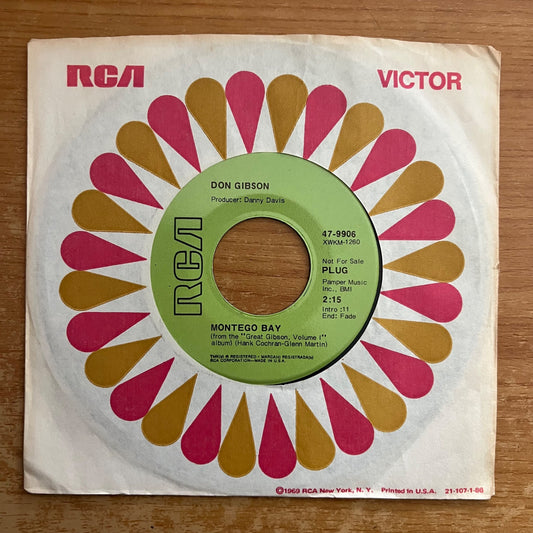 Don Gibson - Montego Bay / 1. US-Press. 1970 - (M-/VG+)