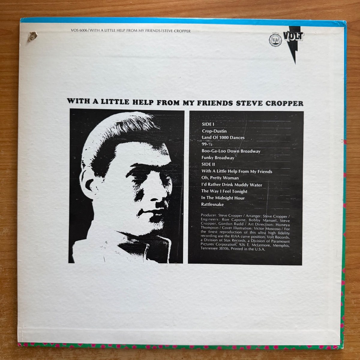 Steve Cropper - With A Little Help From My Friends / 1. US-Press. 1969 (M-/VG++)