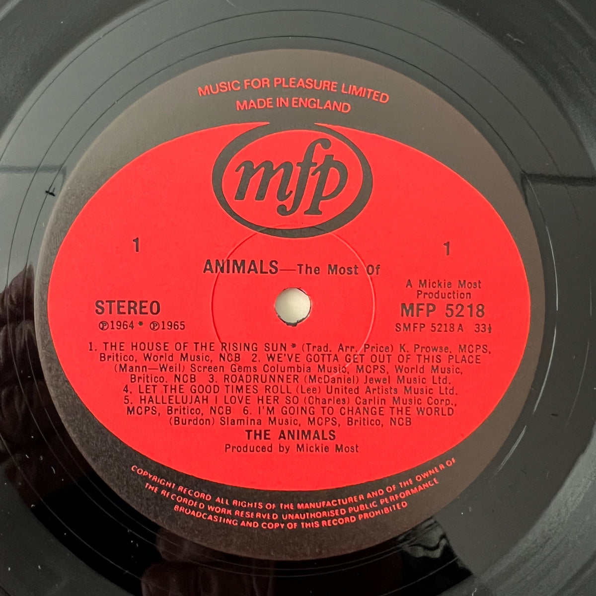 Animals - The Most Of / UK-Press. 1979 - (M-/VG++)