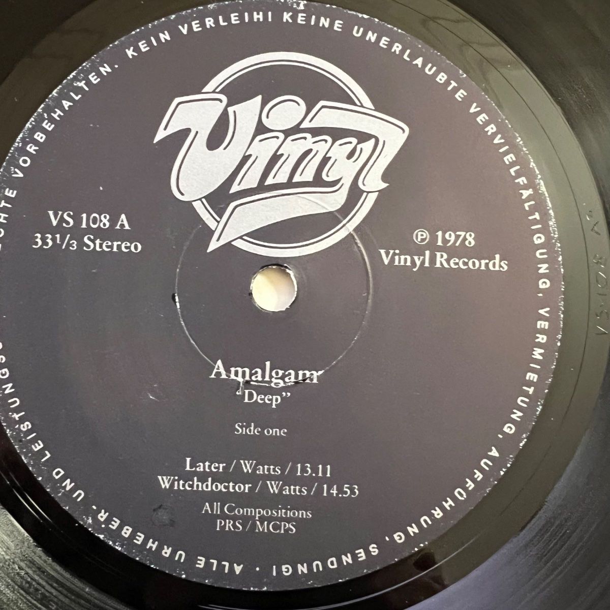 Amalgam - Deep / 1. UK-Press. 1978 (VG+/VG++)