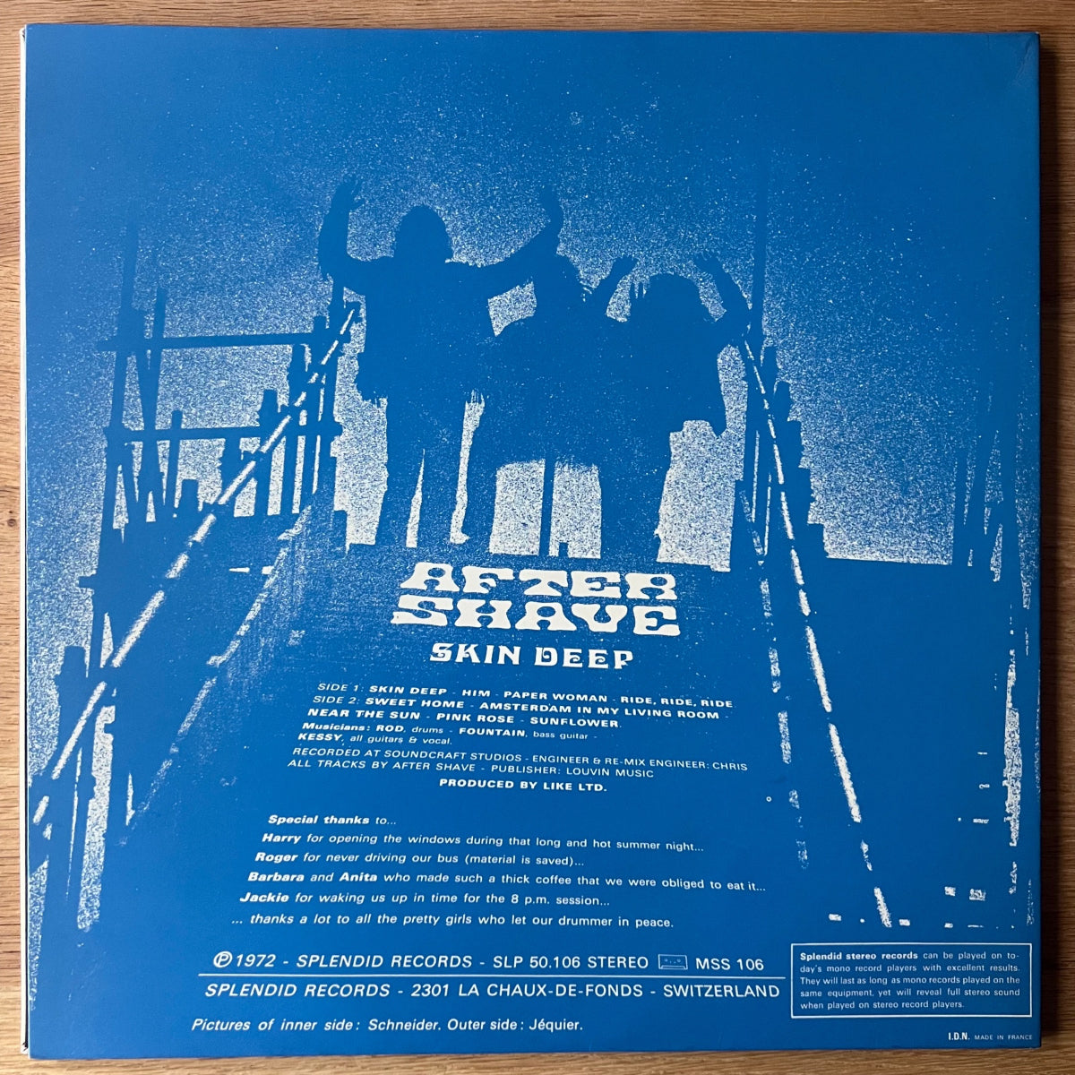 After Shave - Skin Deep / 1. Swiss-Press. 1972 - (M-/M-)