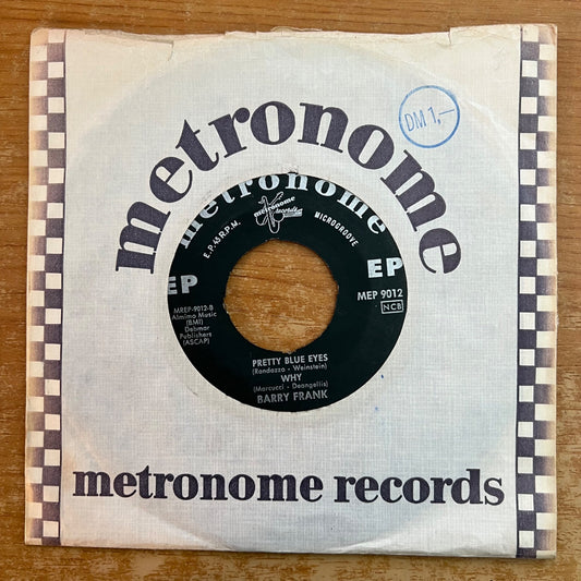 Barry Frank - Handy Man / 7" EP - 1. Sweden-Press. 1960 (G+/G+)