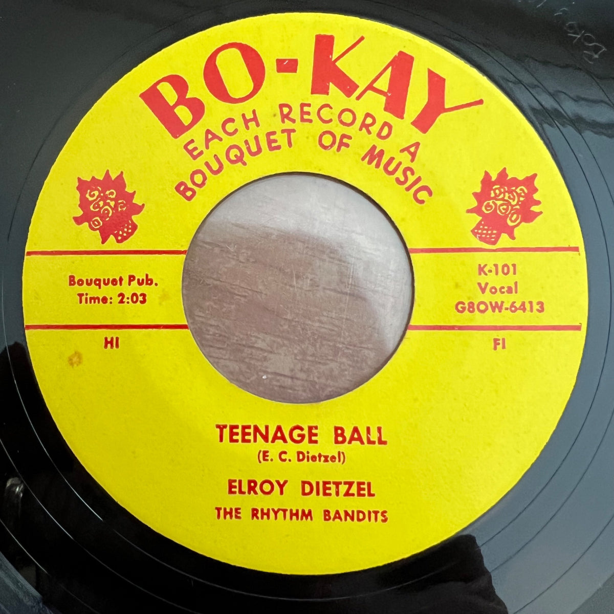 Elroy Dietzel & Rhythm Bandits - Teenage Ball / US 1975