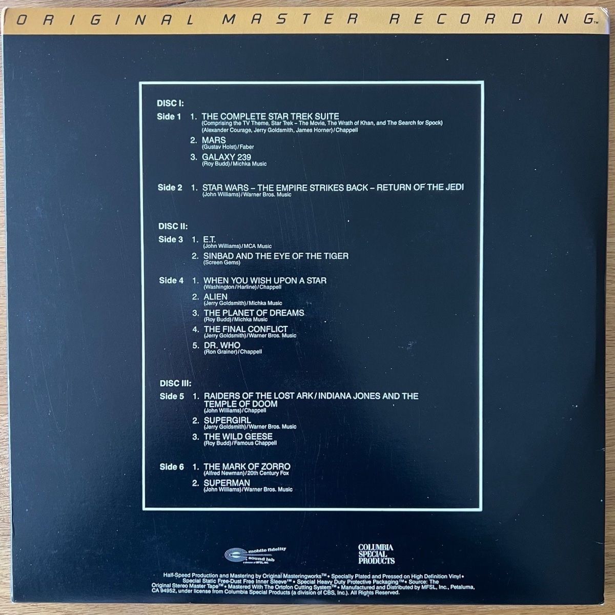 London Symphony Orchestra - Final Frontier / 3 LP - Audiophile MFSL 1985 - (M-/VG++)