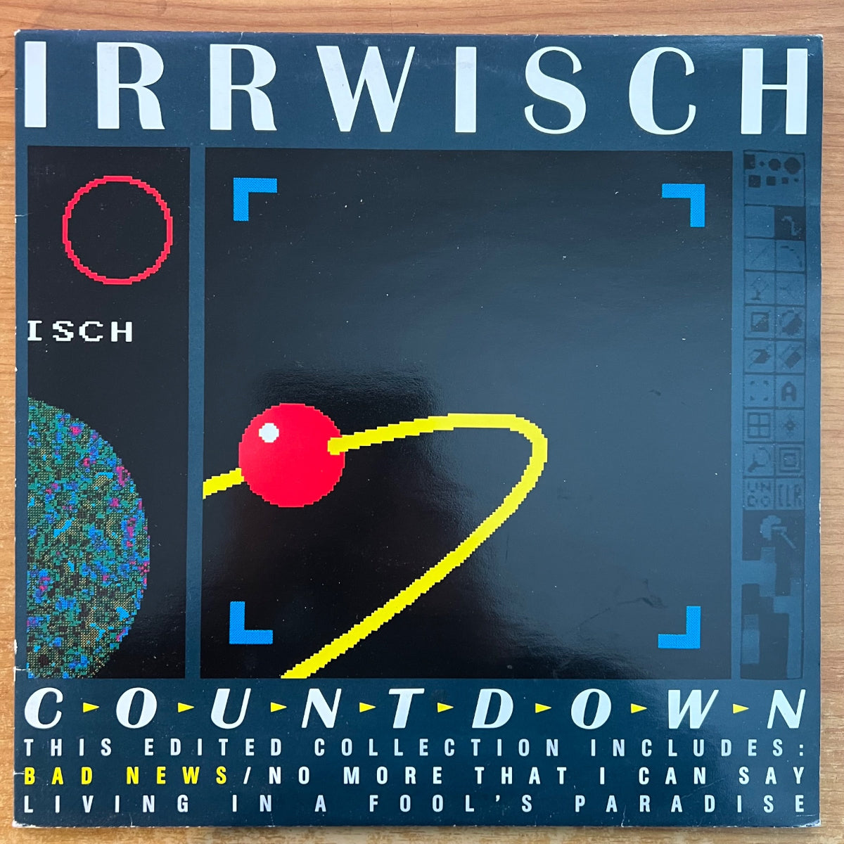 Irrwisch - Countdown / 1. Swiss-Press. 1988 - (M-/VG++)