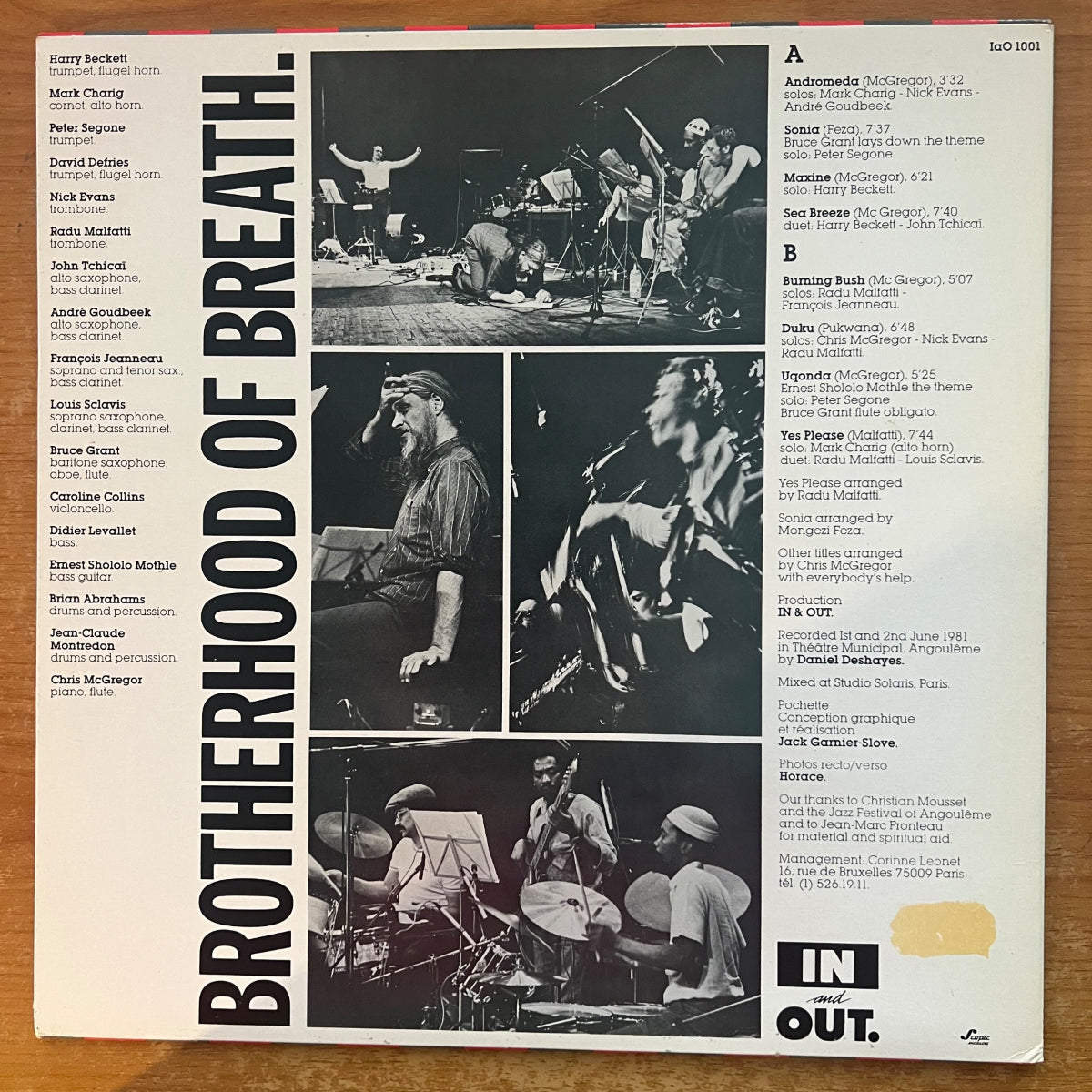 Chris McGregor's Brotherhood Of Breath - Yes Please / 1. France-Press. 1981 - (M-/VG++)